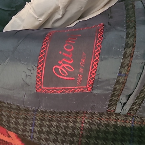 RARE BRIONI HOUNDSTOOTH PLAID MULTICOLORED SPORT COAT BLAZER - Picture 7 of 16